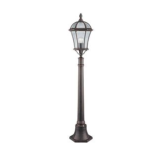 Stehlampe, Aluminium, Braun, H 130 cm, CAPRI