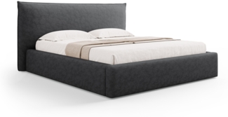 Micadoni Bett Kaelle Chenille Dunkelgrau 140x200