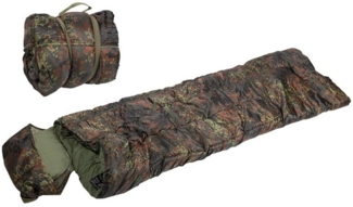 Mil-Tec Schlafsack Militär Schlafsack Pilot mit Packsack, Gefüttert
