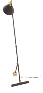 Stehlampe Celeste 225 Schwarz / Gold