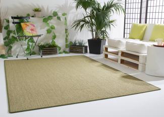 Sisal Teppich Acapulco - gekettelt, Farbe: grün, Größe: 160x230 cm