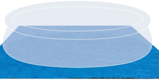 Intex Pool-Bodenplane Quadratisch 472x472 cm 28048 3202788
