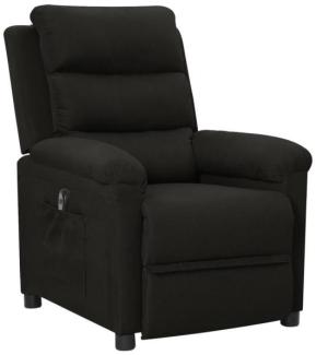 vidaXL Relaxsessel Elektrisch Schwarz Stoff [3098965]