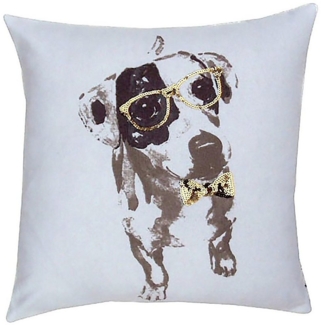 HTI-Living Dekokissen Dekokissen Hundemotiv Dabo, Zierkissen Sofakissen