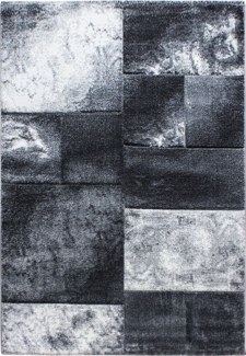 Kurzflor Teppich Hara rechteckig - 160x230 cm - Grau