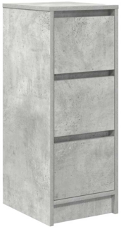 vidaXL Sideboard Betongrau 29,5x34x76 cm Holzwerkstoff 861637