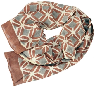 Guru-Shop Sarong Handbedrucktes Baumwolltuch, indischer..