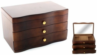 DKD Home Decor Schmuckkasten Schmuckdose Schmuckkästchen Schmuckschatulle Schmuckkiste 27 x 18 x 16