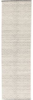 Pergamon Läufer Natur Teppich Kelim Läufer Wolle Lara Meliert, Rechteckig, Höhe: 6 mm