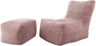 Sitzsacke Remna Cord mit Sitzsack Ewkad Cord (Farbe: Poso 27)