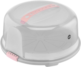 Emsa Kuchentransportbox K32684 Prep&Bake, Kunststoff, (2-tlg), rund 34 cm, Tragegriff