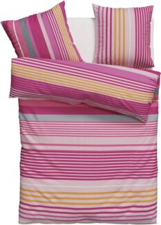 OTTO home Bettwäsche Elvea, Linon, 2 teilig, in Gr. 135x200 oder 155x220 cm, 100% Baumwolle, Streifen