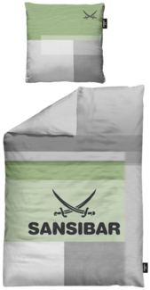 Sansibar Sylt Bettwäsche Sansibar Bettwäsche-Set Sunrise, 100% Premium Baumwolle, Baumwolle, seidig weich, atmungsaktiv, komfortables Schlafklima