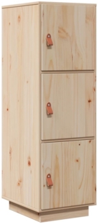 Highboard 34 x 40 x 108,5 cm Massivholz Kiefer [820167]