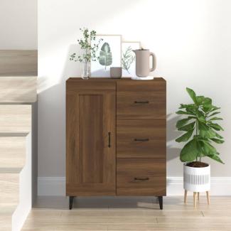 Sideboard Braun Eichen-Optik 69,5 x 34 x 90 cm Holzwerkstoff [817374]
