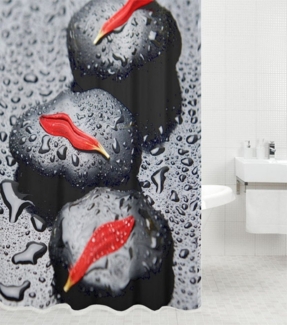 Sanilo Duschvorhang Elegance 180x200 cm, 100% wasserdicht, Anti-Schimmel-Effekt, hochwertige Qualität