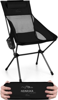 normani Campingstuhl Campingstuhl Nemaska, Ultraleichter XXL Outdoorstuhl Klappstuhl - Belastbarkeit: 150 kg