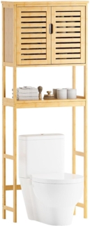 Bad Lagerung Regal Bambus Toilette Veranstalter 3-Tier