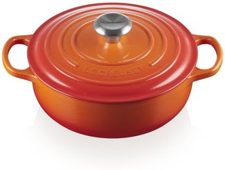 Le Creuset Signature Gusseisen Ofenrot Sauteuse 24 cm
