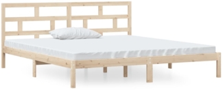 Massivholzbett Kiefer 140x190 cm [3101198]
