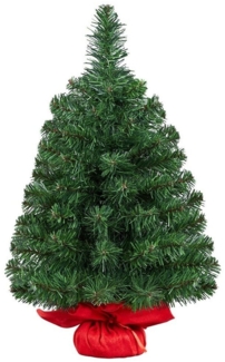 Yaheetech Künstlicher Weihnachtsbaum, 60-228 cm(H) Christbaum PVC Tannenbaum