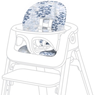 Stokke Sitzkissen für Steps Hochstuhl Waves Blue