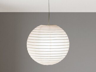 TRIO Leuchten LED Pendelleuchte, LED wechselbar, Warmweiß, japanische Papier-lampen, chinesische Lampenschirm Lampion Weiß, Ø40cm