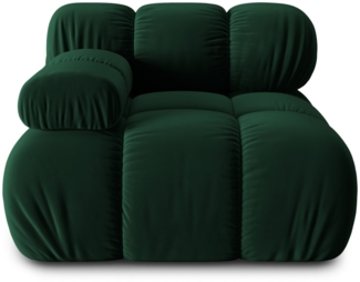 Micadoni Eckmodul Bellis Links Samt Bluvel Flaschengrün