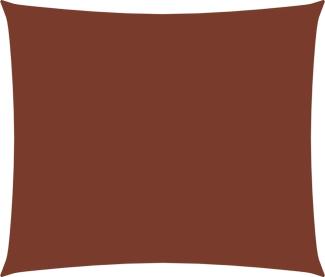 Sonnensegel Oxford-Gewebe Rechteckig 3,5x4,5 m Terrakottarot