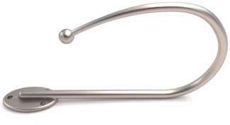 DécoProfi Raffhalter 1 Stück Raffbügel / Raffhalter für Gardinen, Zum Raffen von Gardinen und Vorhängen, (Packung, 1-tlg, inkl. Schrauben und Dübel), zum Raffen von Vorhänge