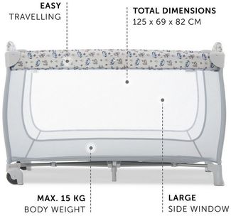 Hauck Disney Reisebett Sleep N Play Go Plus Exploring a Classic, Liegefläche: 60x120 cm, max. 15 kg