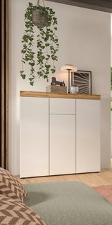 OTTO home Highboard MAMBO, TOPSELLER!, Höhe 115 cm, in verschiedenen Farben erhältlich (1 St, 2 farbige Ausführung, in verschiedenen Farben erhältlich), Kommode, Sideboard, Wohnzimmer, Schlafzimmer