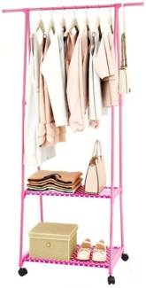 Youyijia Kleiderstange leiderständer Garderobe Garderobenständer Kleiderablage Stahlrahmen