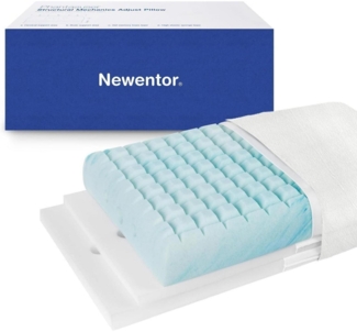 Orthopädisches Memory Foam Nackenstützkissen, Höhenverstellbar, Waschbarer