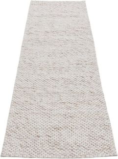 carpetfine Wollteppich Sina, auch als Läufer, rechteckig, Höhe: 14 mm, Handweb Teppich, reine Wolle, meliert, handgewebt, weich & kuschelig