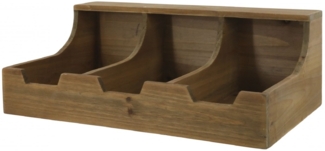 Chic Antique - Sortierregal Regal Ablage mit 3 Fächer Holz L 43 cm 41078400