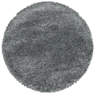 Carpettex Hochflor-Teppich Unicolor - Einfarbig, Rund, Höhe: 30 mm, Teppich Wohnzimmer Einfarbig Shaggy verschidene farben und größen