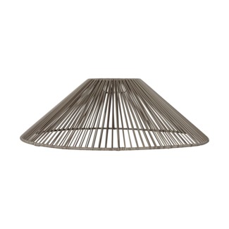 Star Trading Lampenschirm Vide, Rattan, Beige, E27, Außenbereich, ⌀ 58 cm