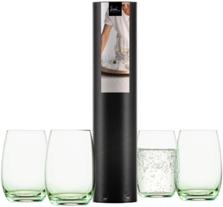 Eisch Light Becher 340 ml 4er Set grün in Geschenkröhre
