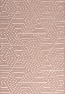 Dekoria Teppich Jersey Home wool/blush rose 160x230cm