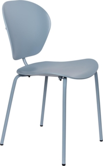 Stuhl THE OCEAN BLUE von Zuiver - 100% Ocean Plastik