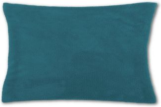 Kissenhülle Kuschel 30 x 50, Auswahl: petrol - ozeanblau mit Füllung