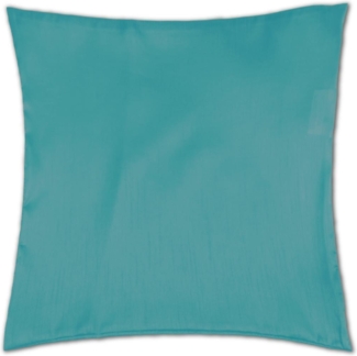 Kissenhüllen 40x40 Alessia, Auswahl: türkis - pfauenblau ohne Füllung