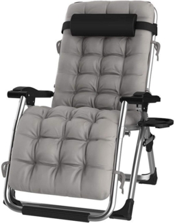 Schwerelosigkeitsstuhl im Freien mit Getränkehalter und Kissen Unterstützung