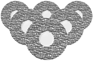 Seltmann Weiden Life Fashion Untertasse ø 13,5 cm 6er Set - Glamorous Black