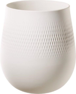 Villeroy & Boch Manufacture Collier Vase Carré 23 cm blanc - DS