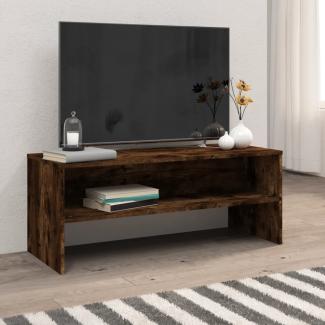 vidaXL TV-Schrank Räuchereiche 100x40x40 cm Holzwerkstoff 815231