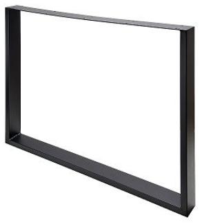 Hettich Tischgestell U 90 x 71 cm Stahl schwarz - 1 Stück