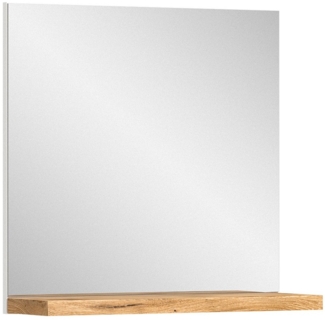Wandspiegel Shoes / Shoelove, Glas, Holzwerkstoff, Holzfarben, Verspiegelt, 60 x 59 x 18 cm