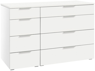 Hasena Kommode Cassino weiss Weiss teilmontiert